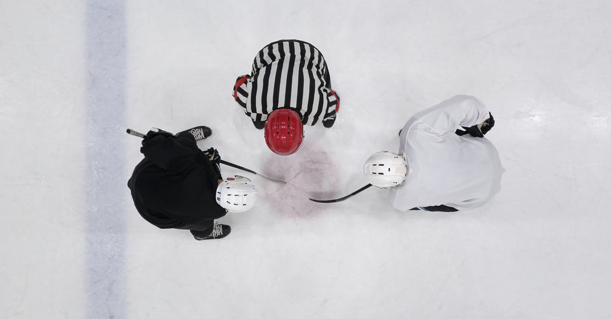 When does an NHL game actually start? - A Referee and Hockey Players on an Ice Rink When does an NHL game actually start? - A Referee and Hockey Players on an Ice Rink