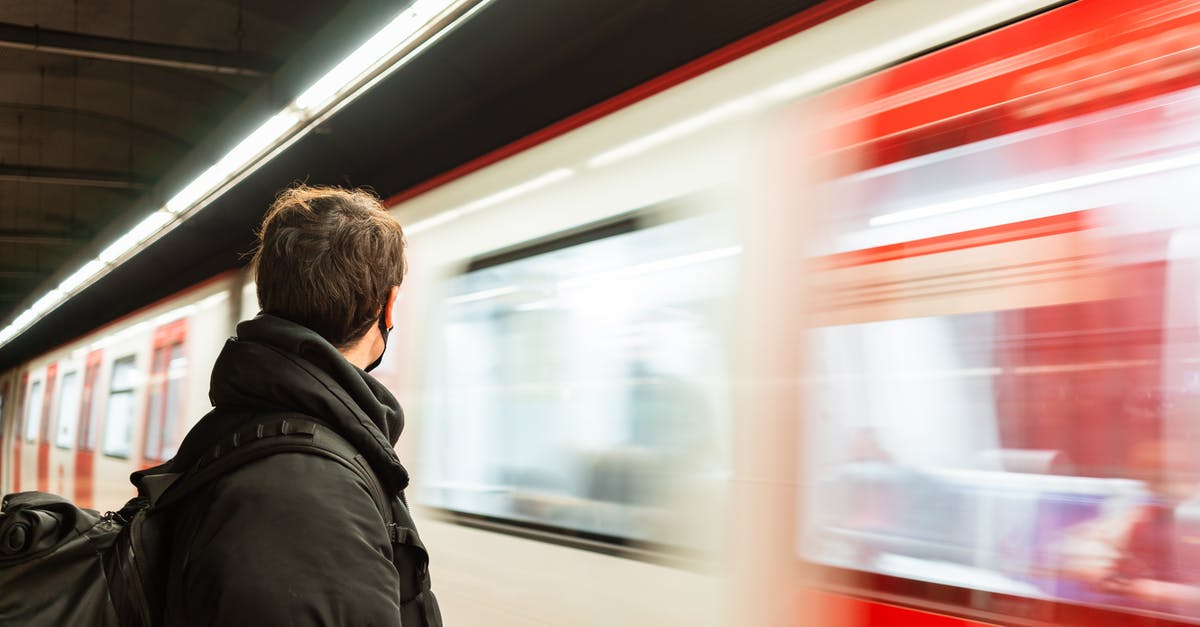 When does three months departure on long-stay visa to France begin? - Side view of faceless male passenger in protective mask wearing warm outerwear standing on platform of metro station near train When does three months departure on long-stay visa to France begin? - Side view of faceless male passenger in protective mask wearing warm outerwear standing on platform of metro station near train