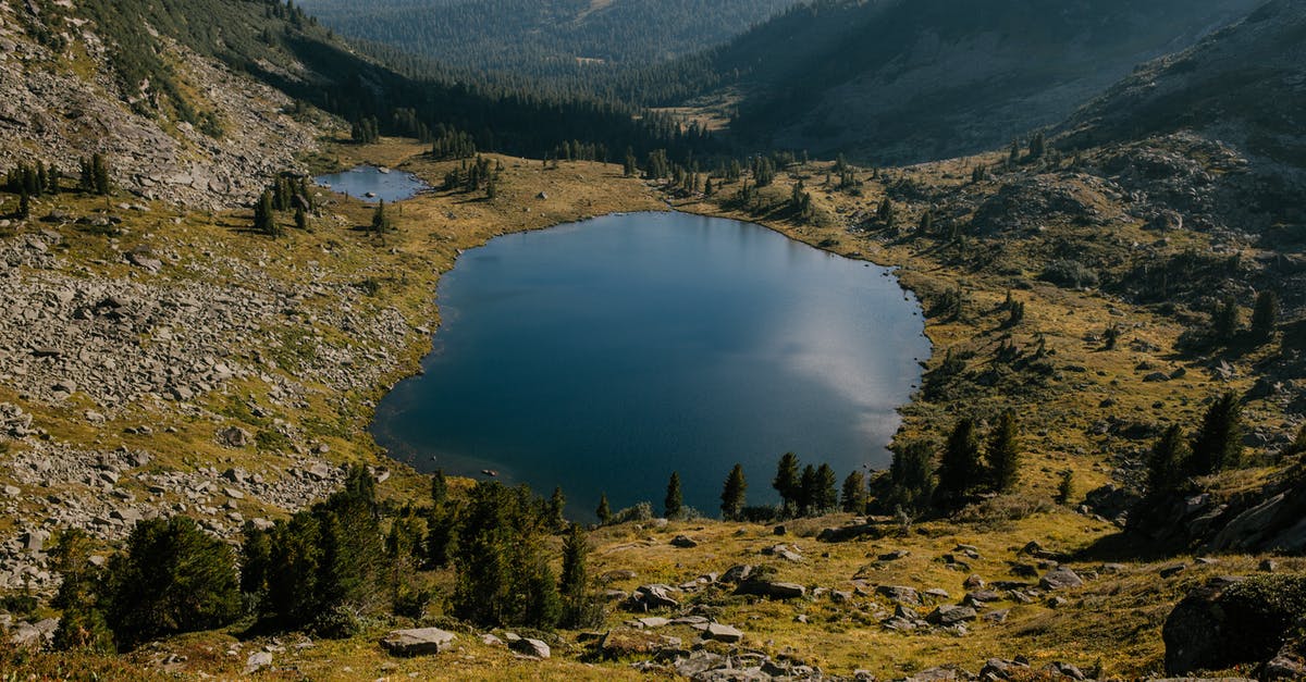 Where's this verdant ridge? - Clear lake surrounded with green trees and grass on hills Where's this verdant ridge? - Clear lake surrounded with green trees and grass on hills