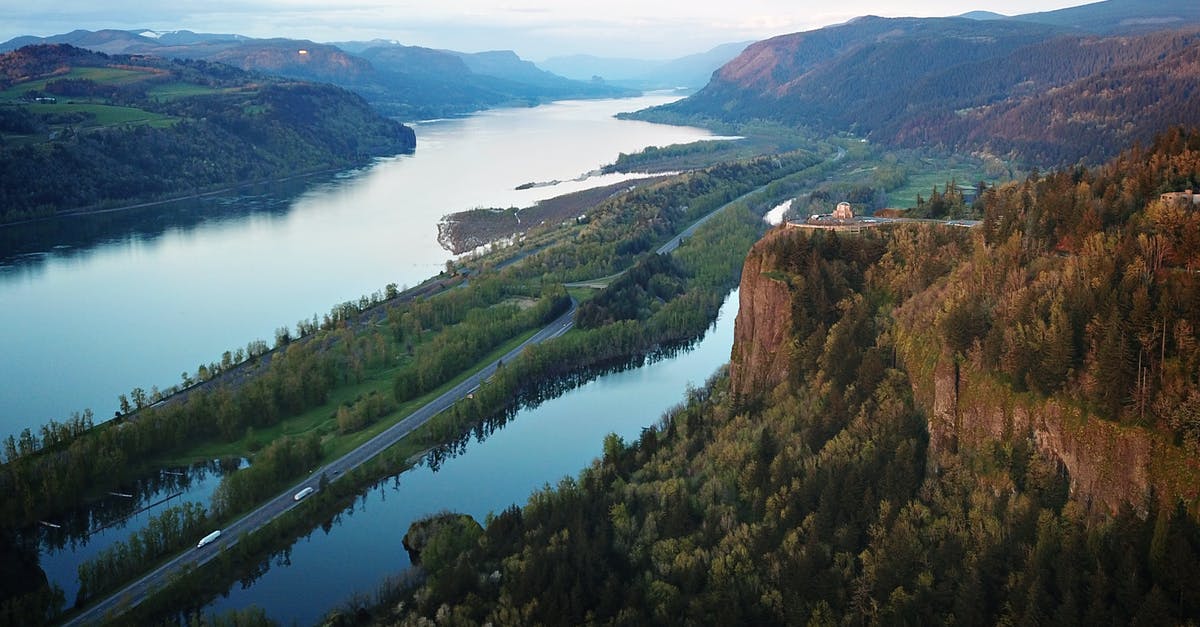Where's this vineyard in front of a river and moutains, in Okanagan Valley BC? - Bird's Eye Photography Of Mountain Where's this vineyard in front of a river and moutains, in Okanagan Valley BC? - Bird's Eye Photography Of Mountain