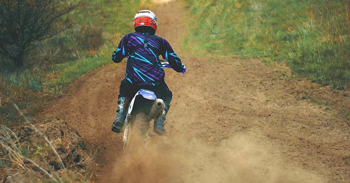 Where are the start points for the Phoenix Trail between Princes Risborough & Thame (UK)? - Man Riding Motocross Dirt Bike on Dirt Road