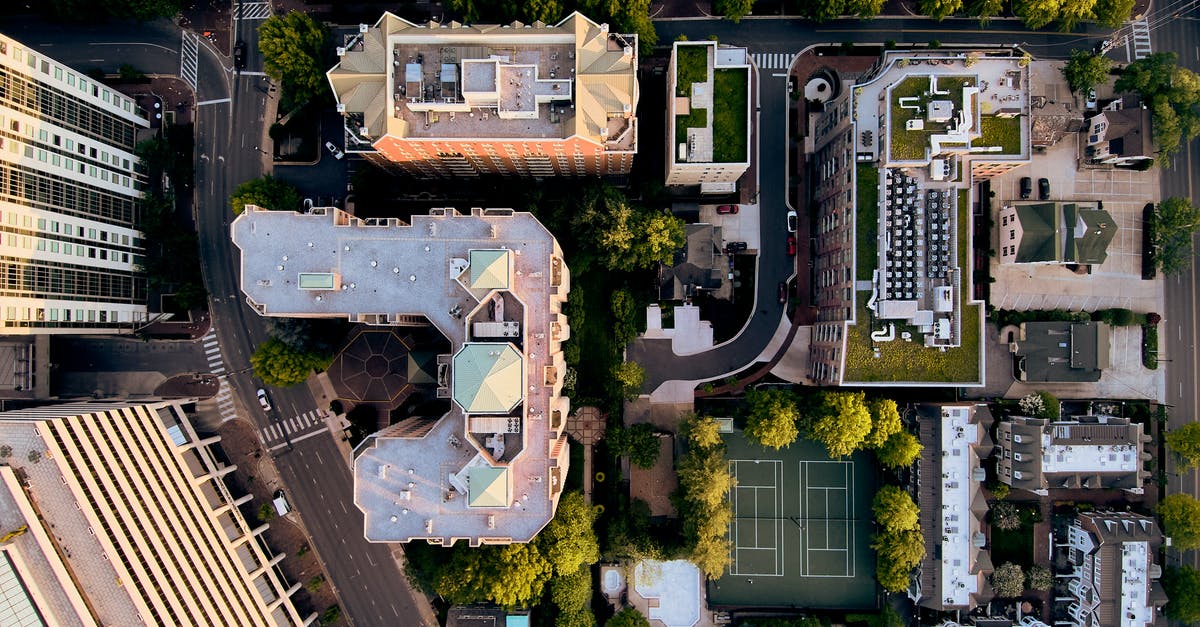 Where can I find a decent place to do remote work in Addis Ababa? - Drone top view of contemporary metropolis city complex with decent dwelling and public spaces amidst green trees Where can I find a decent place to do remote work in Addis Ababa? - Drone top view of contemporary metropolis city complex with decent dwelling and public spaces amidst green trees