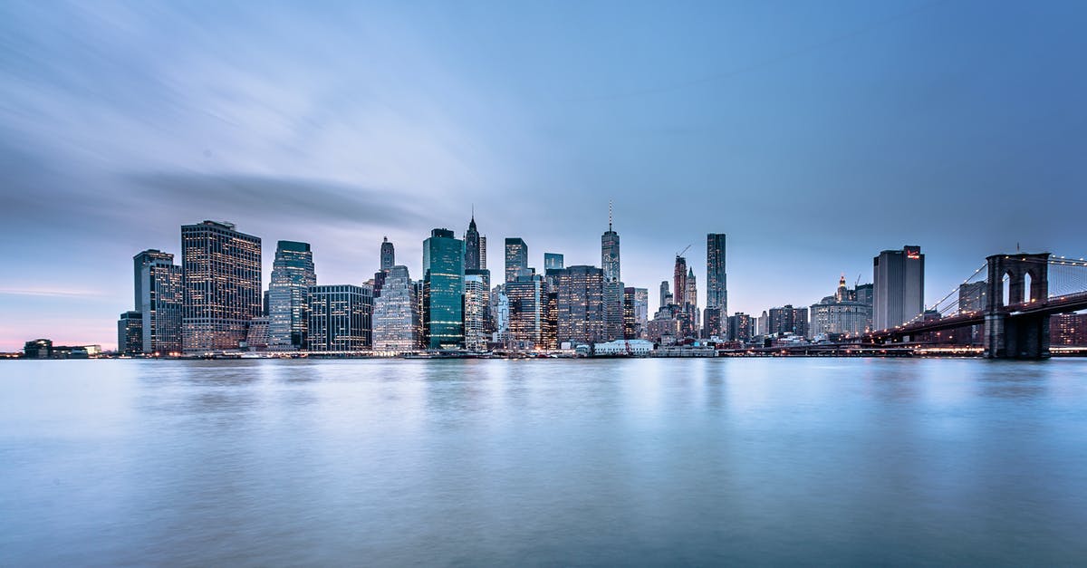where can one see columns from the world trade center? [closed] - Body of Water Near City Buildings
