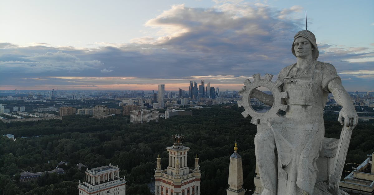 Where in Moscow is/was this 1980 Olympics logo sculpture located? - White Concrete Statue Near City Buildings Where in Moscow is/was this 1980 Olympics logo sculpture located? - White Concrete Statue Near City Buildings
