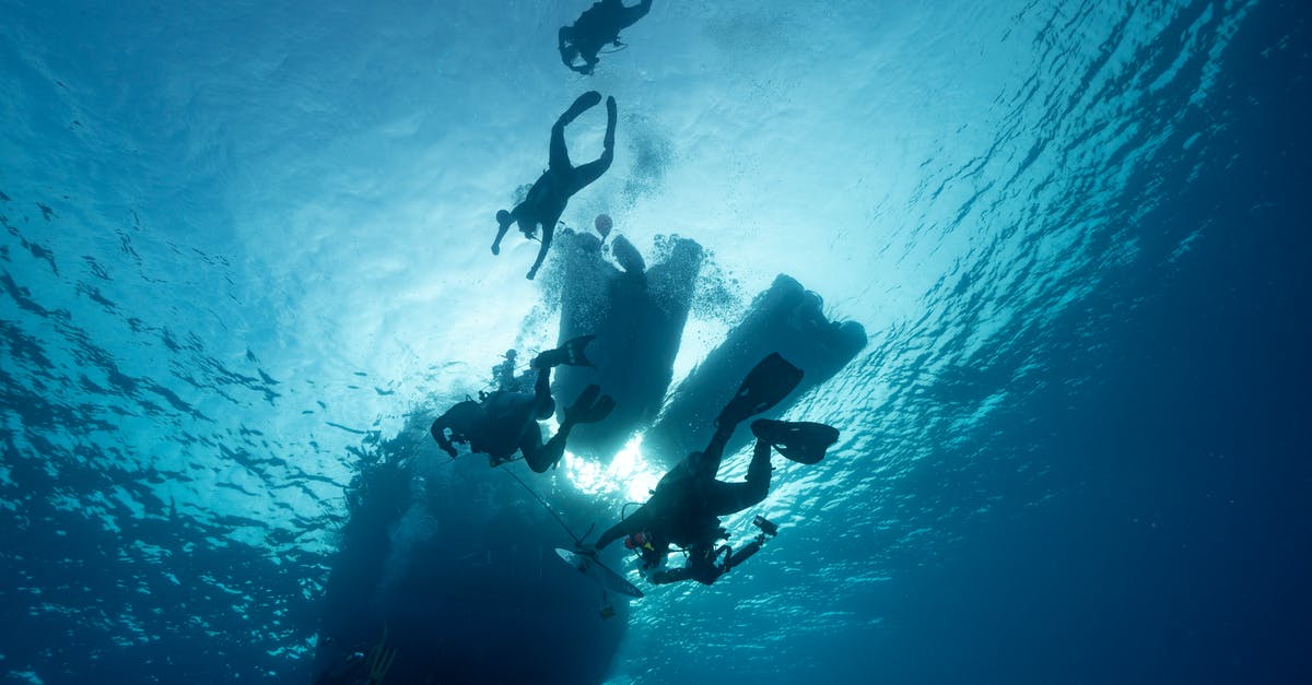 Where is the coldest commercial diving site? - Free stock photo of divers, sea, silhouette Where is the coldest commercial diving site? - Free stock photo of divers, sea, silhouette