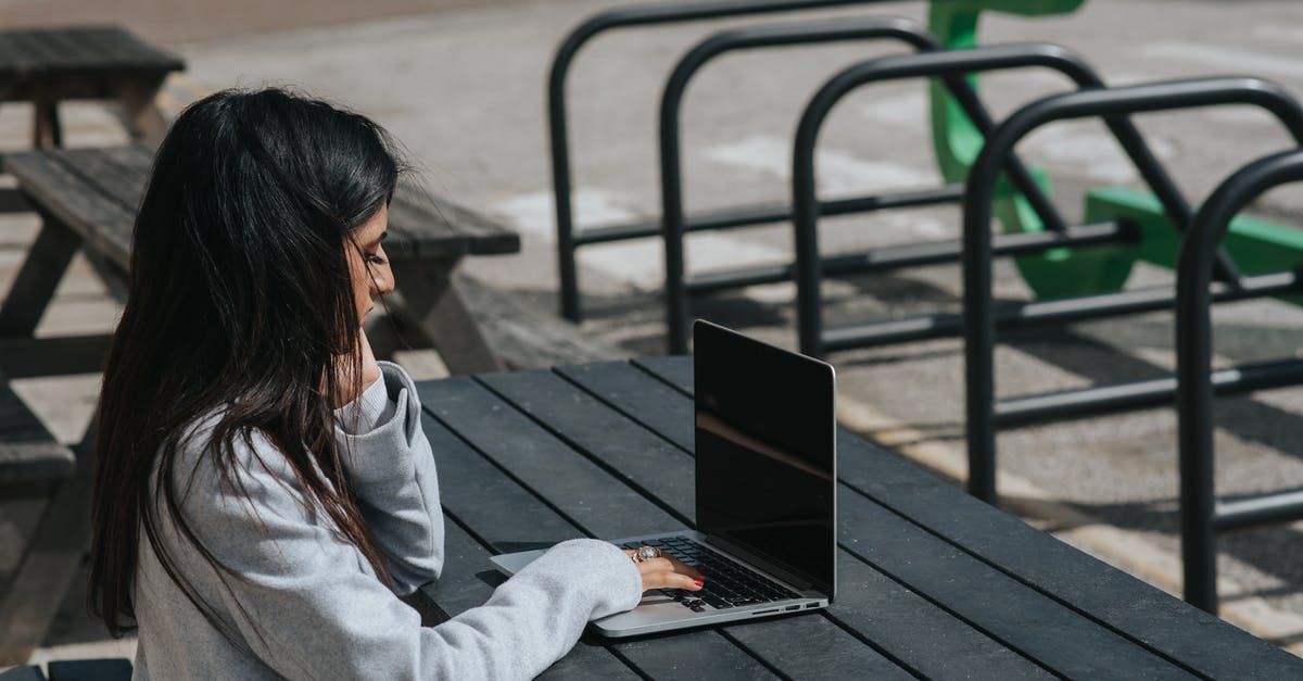 Where is the largest road network that shares a landmass with, but is disconnected from, a larger ('main') road network? [closed] - Ethnic businesswoman working on laptop at street table