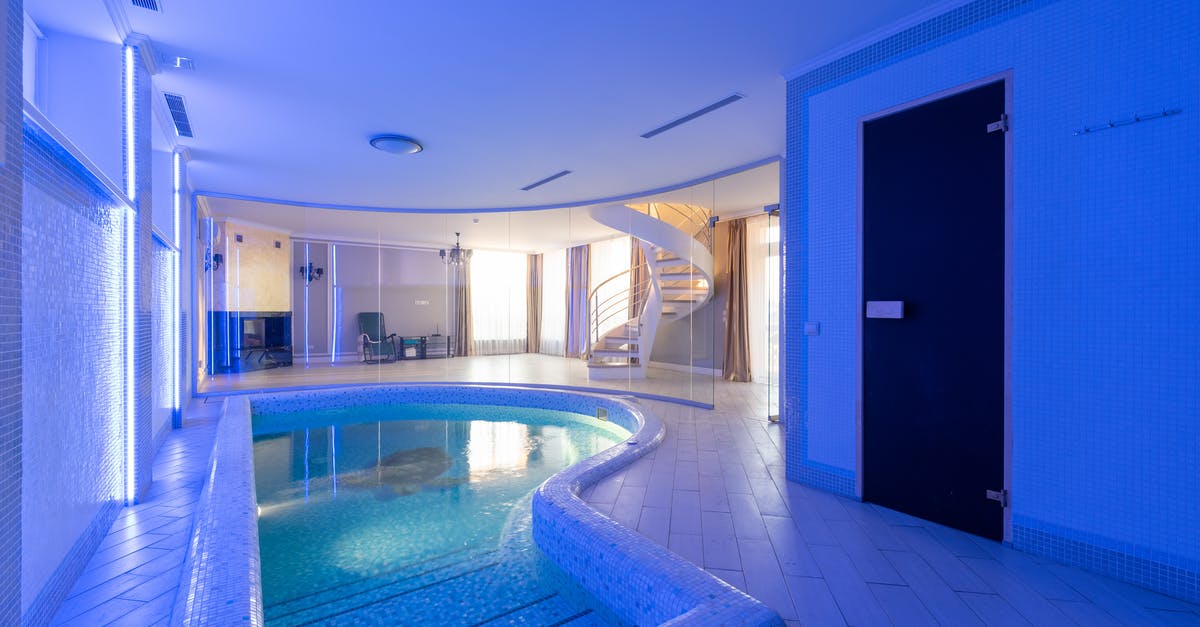 Where is this blue tile in the New York subway? - Swimming pool with clear water placed in spacious room at wall with blue illumination and staircase in contemporary luxury house Where is this blue tile in the New York subway? - Swimming pool with clear water placed in spacious room at wall with blue illumination and staircase in contemporary luxury house