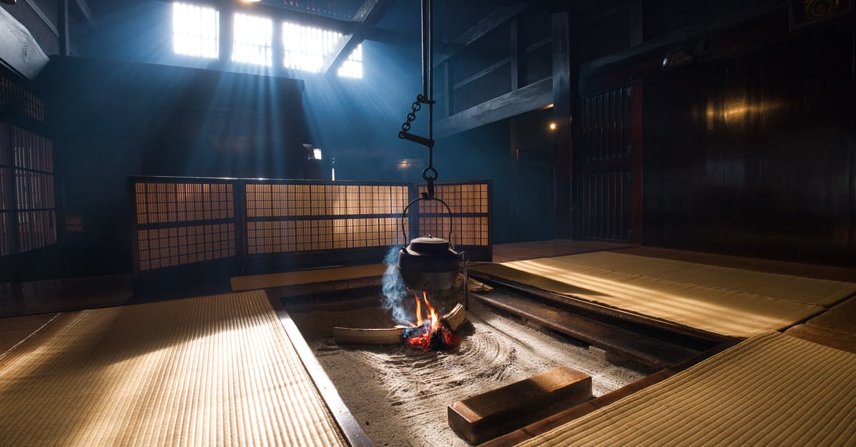 Where to see traditional but everyday Japanese architecture - Black Cooking Pot in the Middle of a Room Where to see traditional but everyday Japanese architecture - Black Cooking Pot in the Middle of a Room