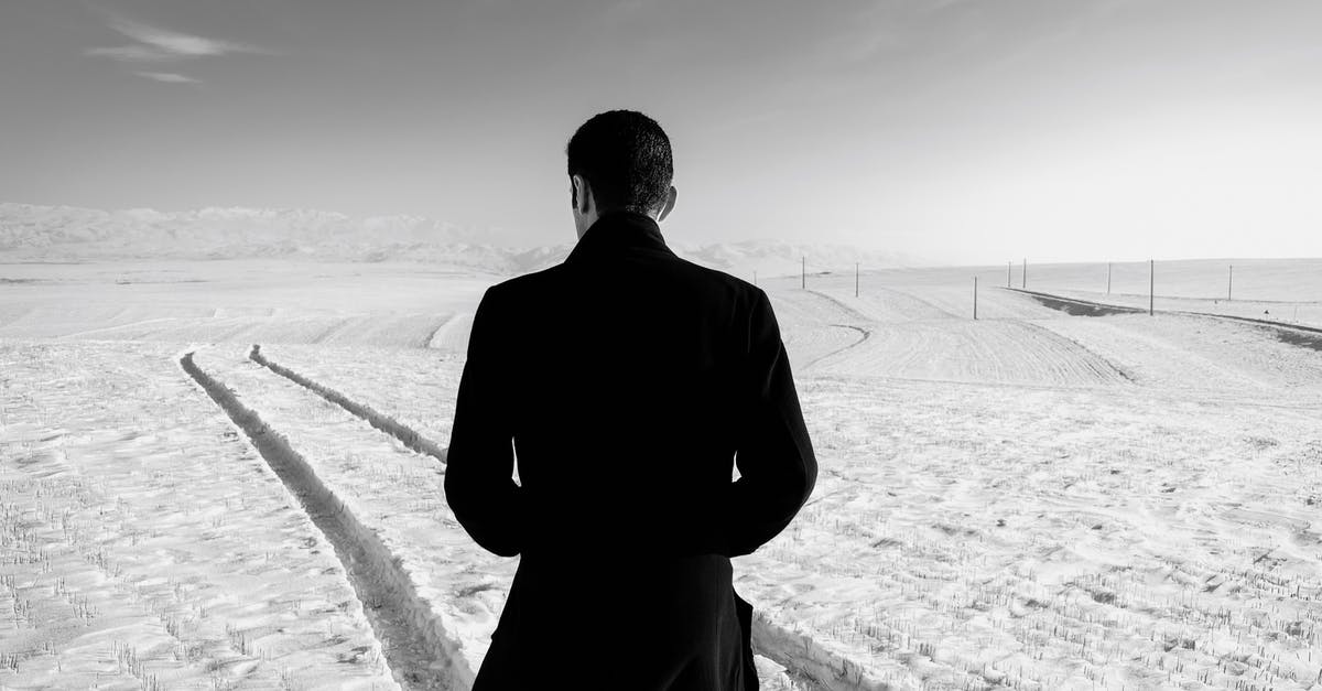 Where to stand for this winter view in Grindelwald, Switzerland? - Unrecognizable man in snowy field Where to stand for this winter view in Grindelwald, Switzerland? - Unrecognizable man in snowy field
