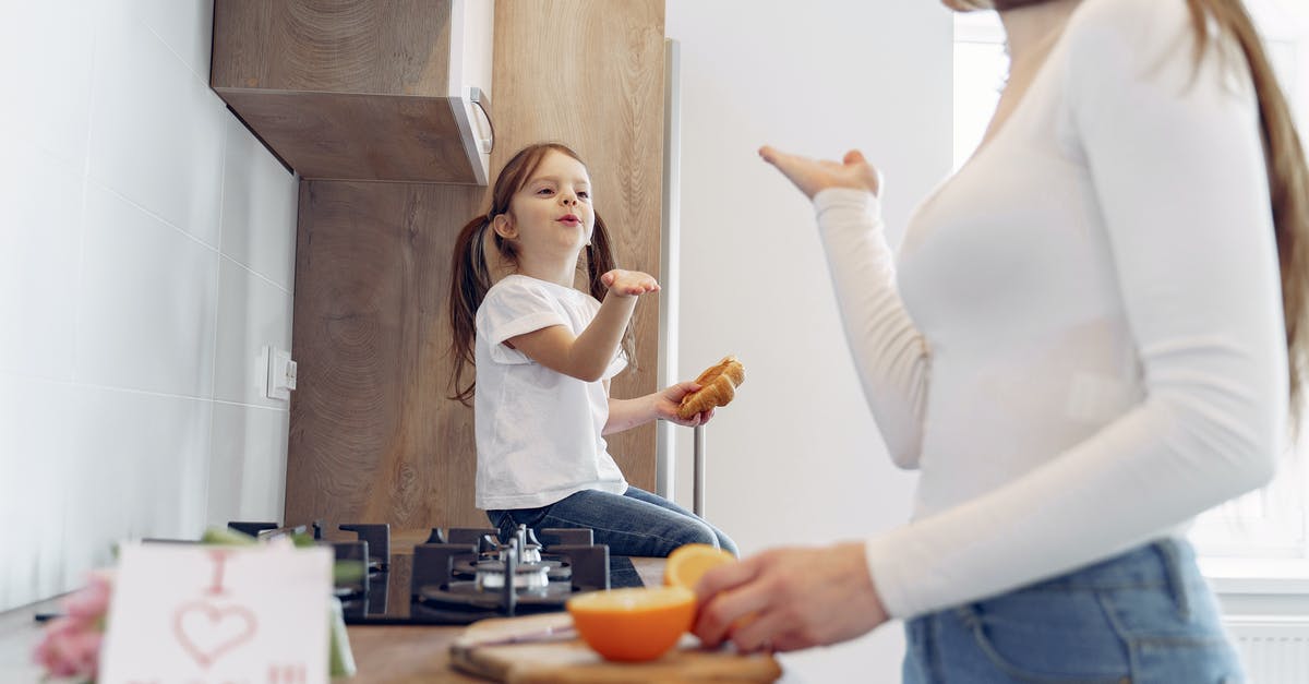 Where to stay at Guangzhou, I am a vegetarian - Loving mother and daughter blowing kiss on kitchen Where to stay at Guangzhou, I am a vegetarian - Loving mother and daughter blowing kiss on kitchen