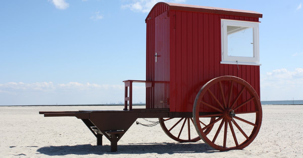 Which ferries to Elba island transport bicycles? - Red and White Cart on Seashore Which ferries to Elba island transport bicycles? - Red and White Cart on Seashore