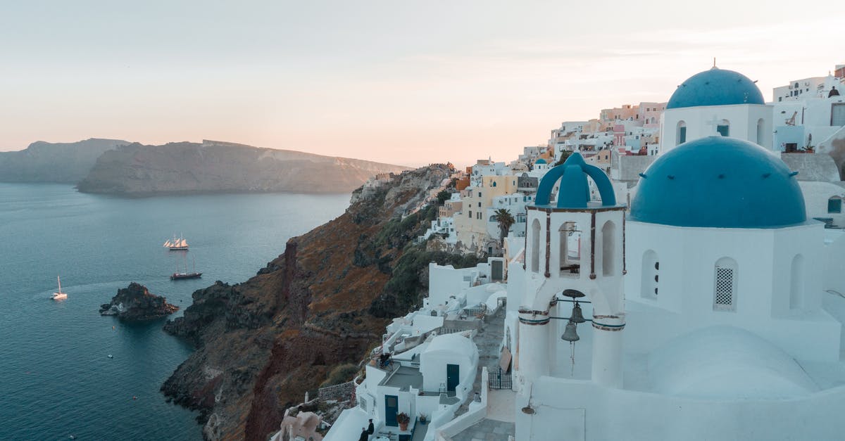 Which is the third most visited Greek island after Santorini & Mykonos? [closed] - White And Blue Concrete Building Near Body Of Water