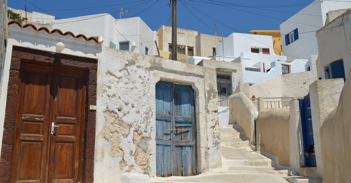 Which is the third most visited Greek island after Santorini & Mykonos? [closed] - Street in Santorini, Greece.