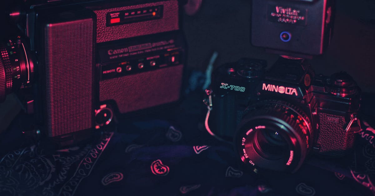 Which place was this video shot in? - Professional retro cameras in dark room Which place was this video shot in? - Professional retro cameras in dark room