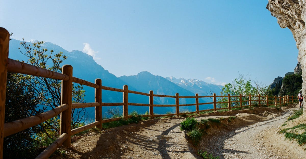 Why are Chinese mountains scaled by steps? (instead of winding paths) - Pathway in highland area with fence Why are Chinese mountains scaled by steps? (instead of winding paths) - Pathway in highland area with fence
