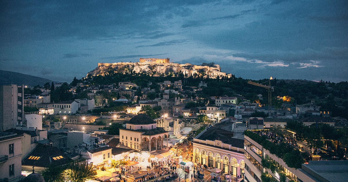 Why are flights departing Athens shorter than their returns at night? [closed] - Lighted Buildings Nighttime