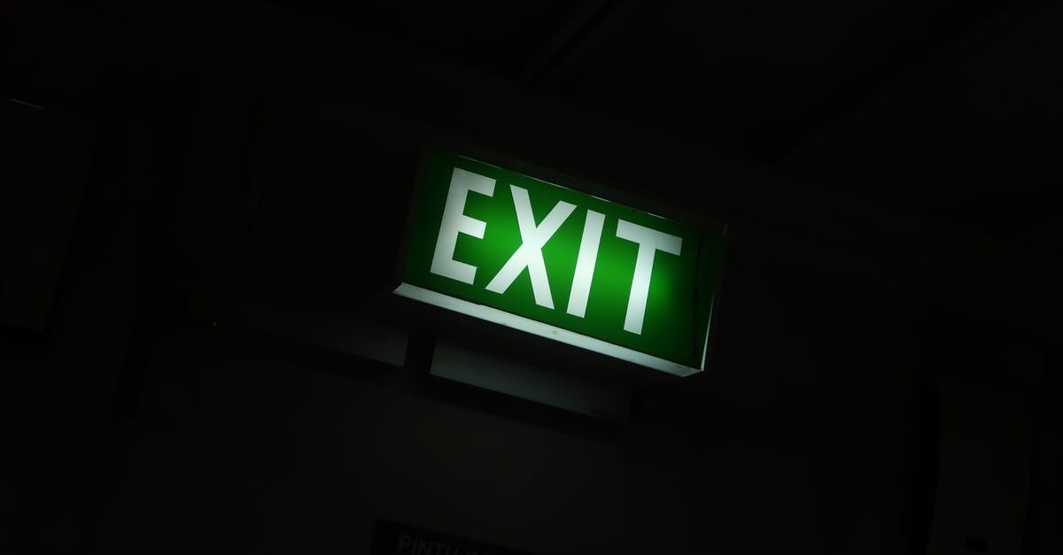 Why are seats near emergency exit on a plane freezing cold? - Exit Sign Why are seats near emergency exit on a plane freezing cold? - Exit Sign