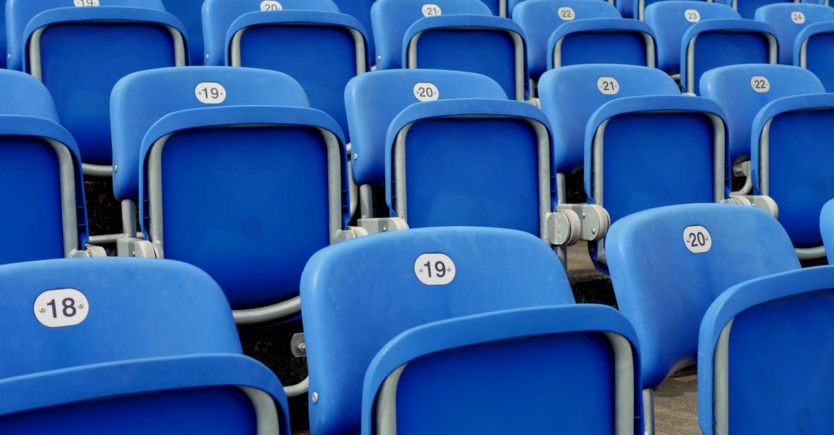 Why are some airplane seats numbered "DEK"? - Blue Arena Chairs Why are some airplane seats numbered "DEK"? - Blue Arena Chairs