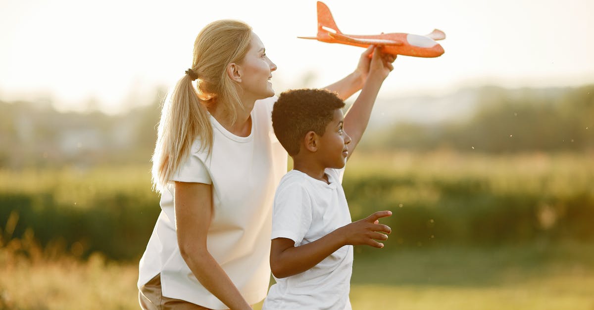 Why aren’t airplane aisles wider? - Woman and a Boy Playing with Plane on a Green Field Why aren’t airplane aisles wider? - Woman and a Boy Playing with Plane on a Green Field
