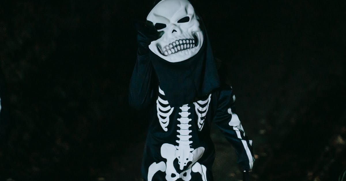 Why do Hilton Garden Inns have color printers guests can use freely, but more upscale hotels offer just free black white printing? [closed] - Unrecognizable kid in skeleton costume during Halloween