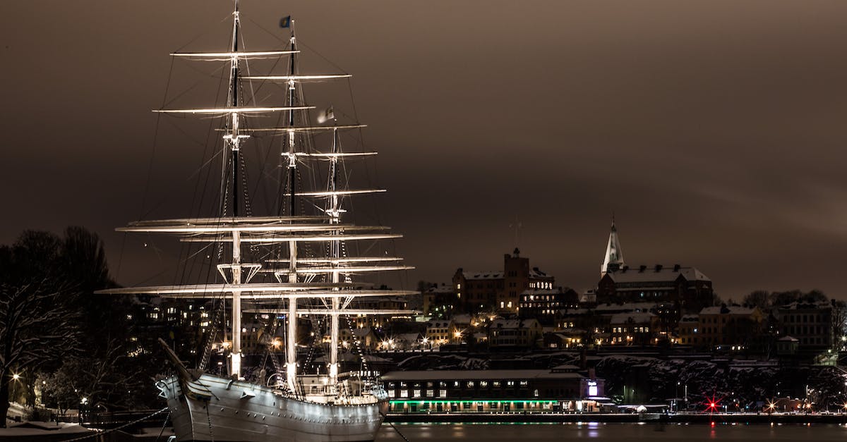 Why is Nynäshamn a de facto "port" for Stockholm? - White Ship on Port at Night Why is Nynäshamn a de facto "port" for Stockholm? - White Ship on Port at Night