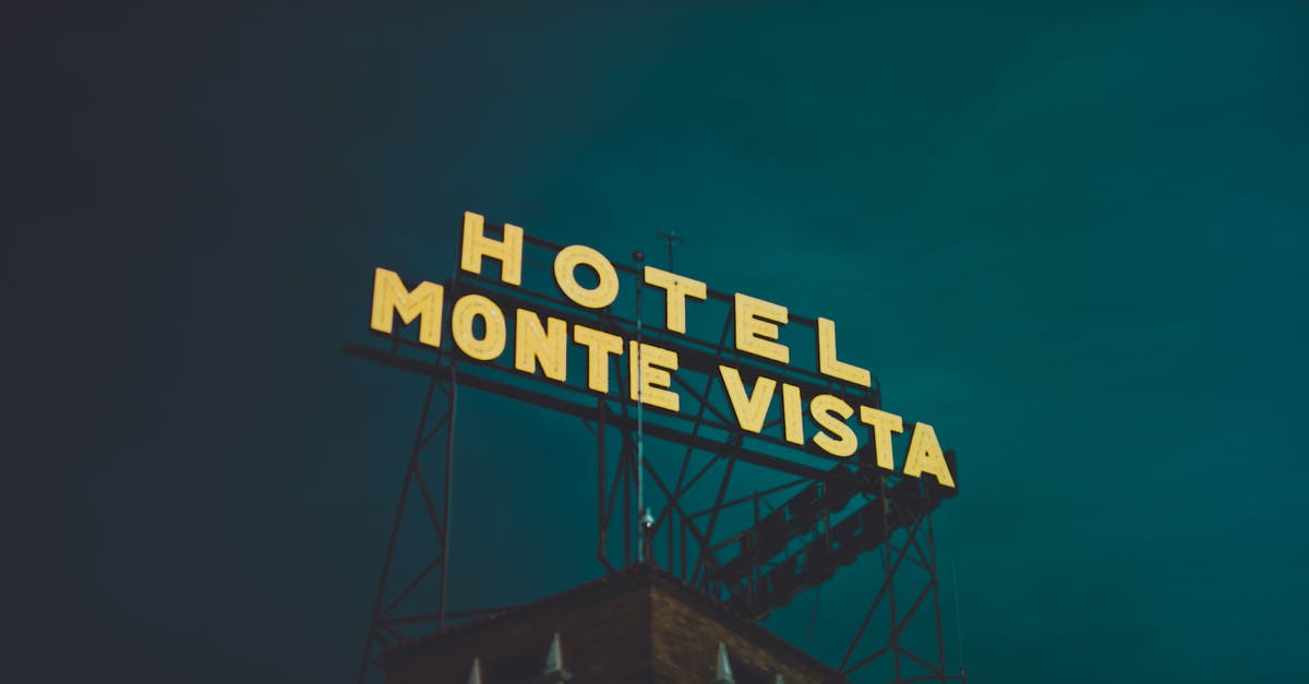 Why must hotel customers check out after a stay longer than a rather low number of days in the United States? - Photo of Hotel Monte Vista Signage Why must hotel customers check out after a stay longer than a rather low number of days in the United States? - Photo of Hotel Monte Vista Signage