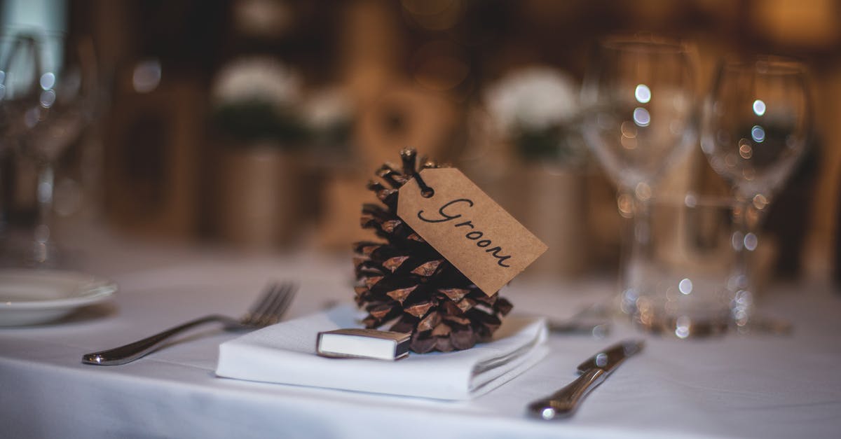 Why was my reservation lowered? - Groom Text on Table Why was my reservation lowered? - Groom Text on Table