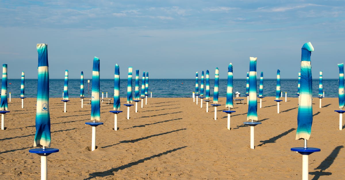 Will Bárðarbunga threaten my vacation? [closed] - Closed Umbrellas on a Beach