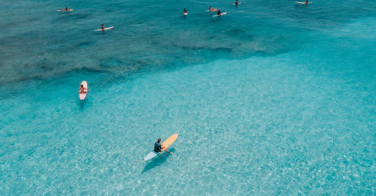 Will I clear customs in Honolulu or LAX? [duplicate] - People Swimming on Sea