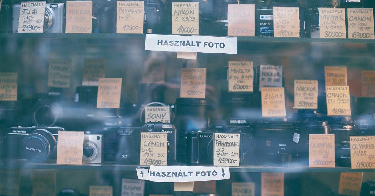 Within how many days do I have to choose a proposed alternate option due to schedule change caused by WizzAir? - Through glass collection of various photo cameras placed on local store showcase with paper price label and inscriptions Within how many days do I have to choose a proposed alternate option due to schedule change caused by WizzAir? - Through glass collection of various photo cameras placed on local store showcase with paper price label and inscriptions