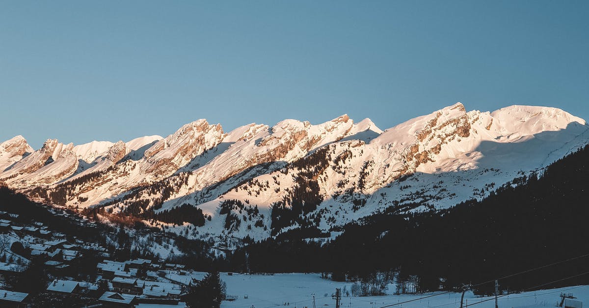 Working the ski season in France [closed] - Mountain Covered with Snow