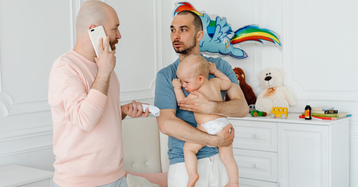 Worried that my parents information might not match - Two Men Feeling Worried Of Sick Baby