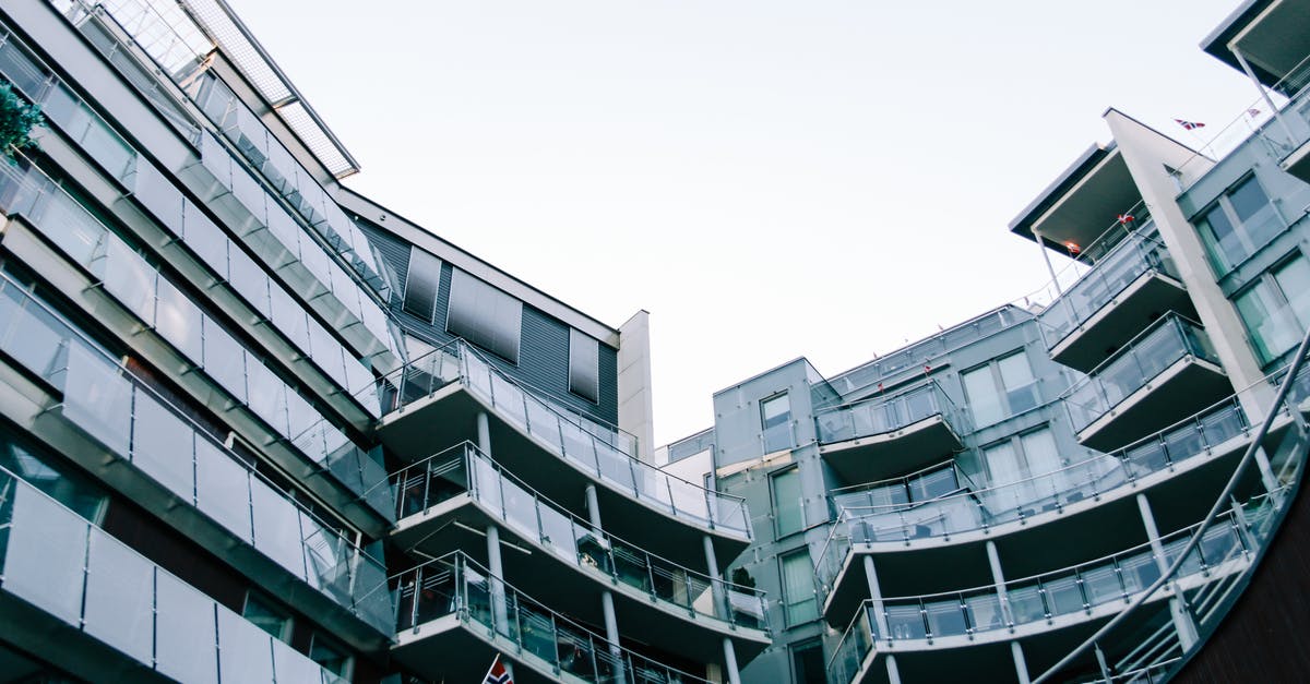 Would entering Germany on a single-entry visa from Norway be allowed? [duplicate] - Modern geometric glass building with balconies