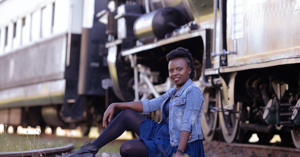Wrong ID proof selected for UK train ticket - Portrait of a Woman Sitting on a Railway Track Wrong ID proof selected for UK train ticket - Portrait of a Woman Sitting on a Railway Track